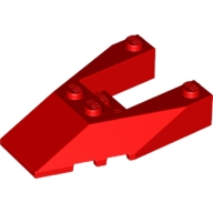 Lego doprava ostatní přední kapota 6x4, červená (6132380)